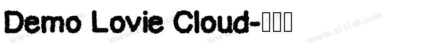 Demo Lovie Cloud字体转换